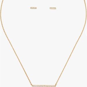 Kate Spade Raise the Bar Pendant & Stud Set